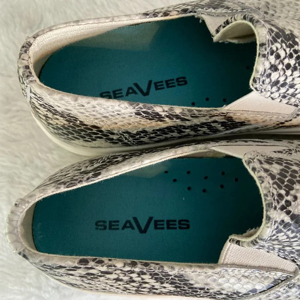 SeaVees Women's Size 7 Baja Platform Mulholland Sneakers Leather